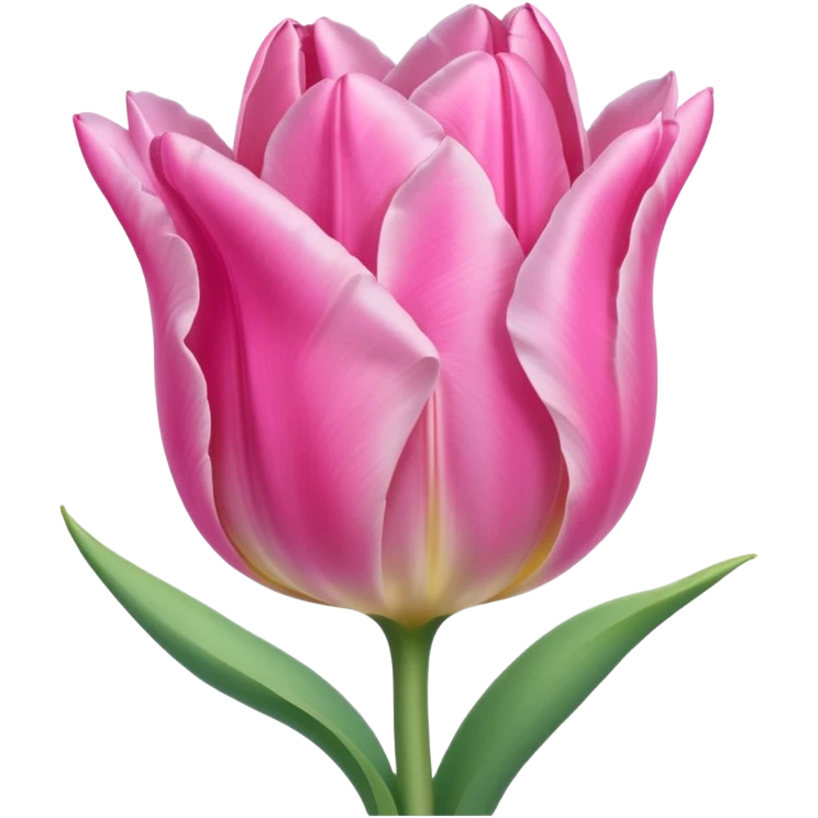 Pink tulip aesthetic emoji