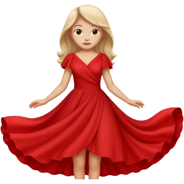 red dress emoji