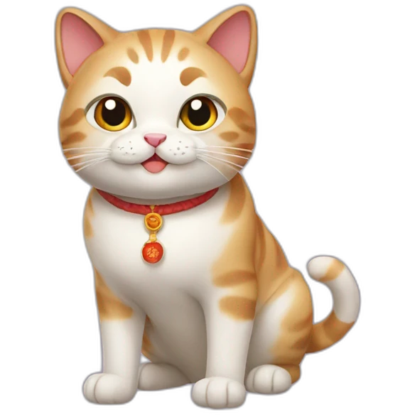 Chinese Cat emoji