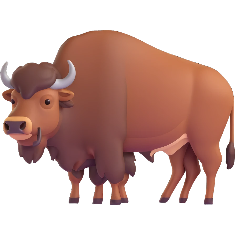 Bison emoji