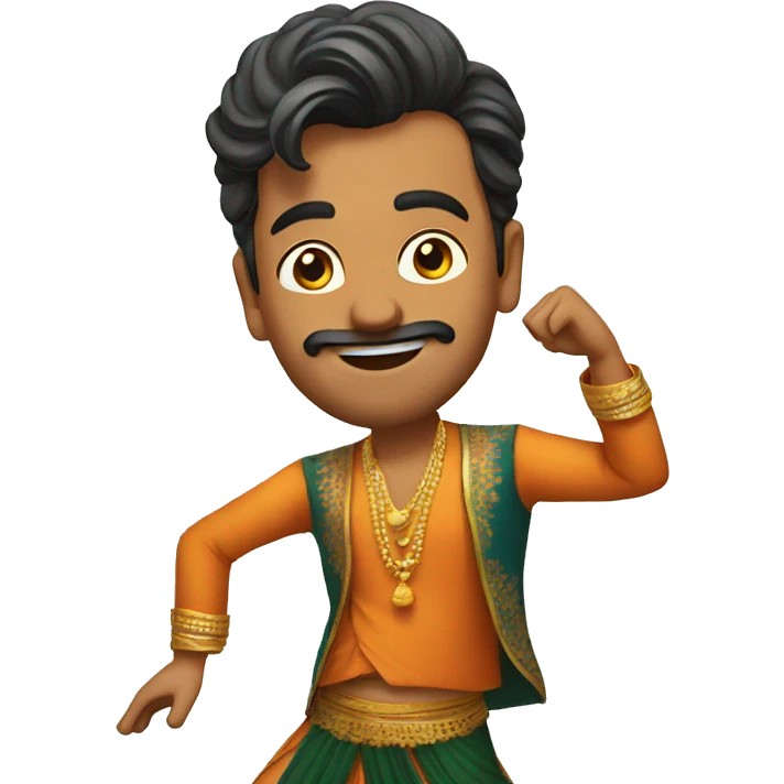 bollywood man dance emoji