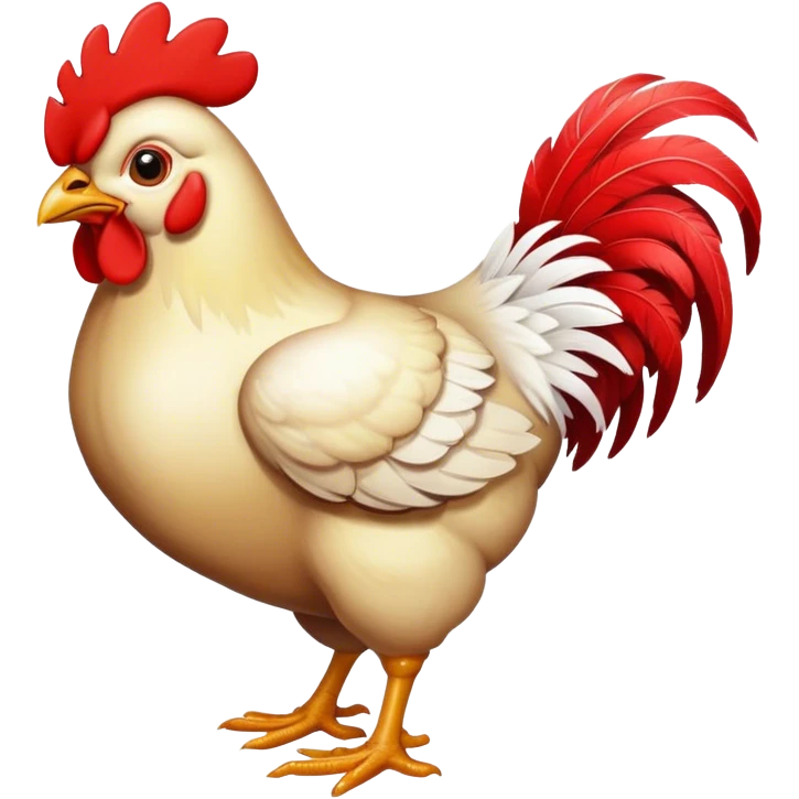 Lovestruck chicken  emoji
