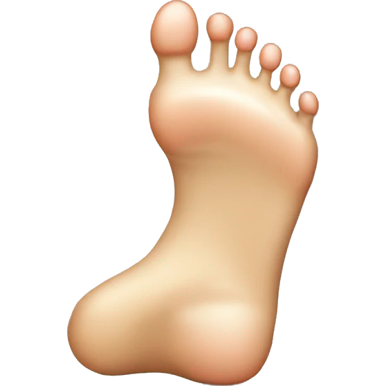 human foot emoji