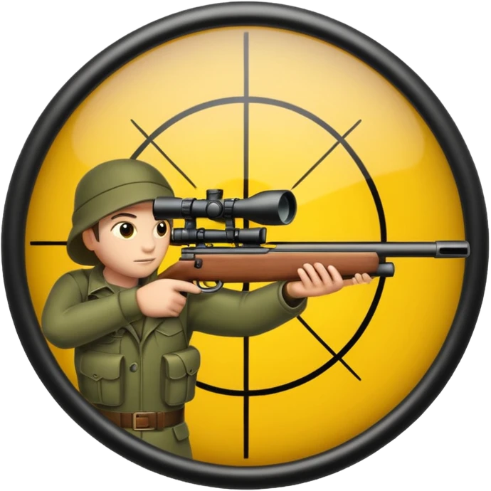 Sniper aim emoji