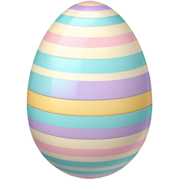 striped easter egg emoji