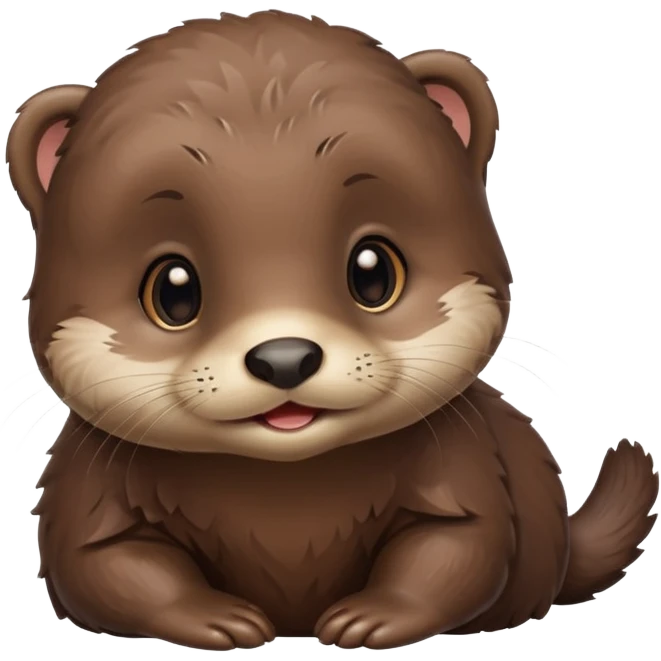 Baby otter emoji