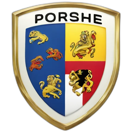 Porsche badge emoji