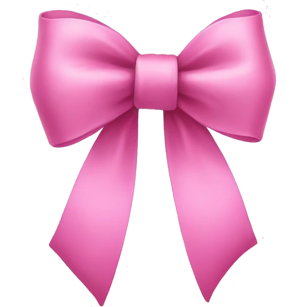 pink bow emoji