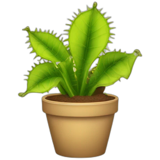 venus fly trap emoji