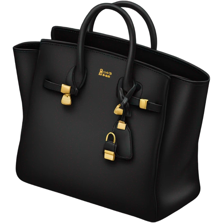 black birkin bag emoji