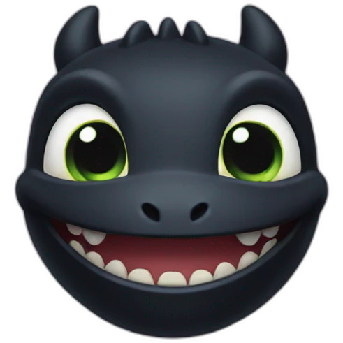 Toothless emoji