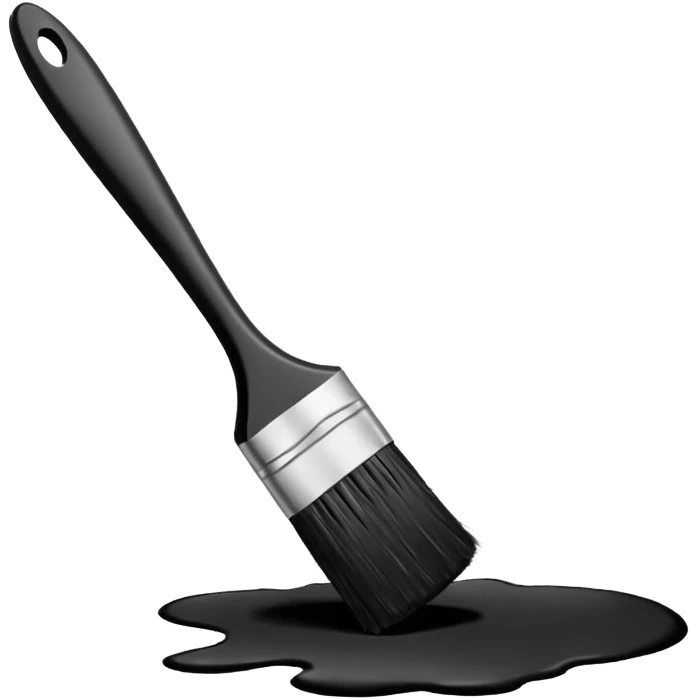 Visualize on-brand content — instantly. black white pallete preferred. brush painting on a canvas emoji