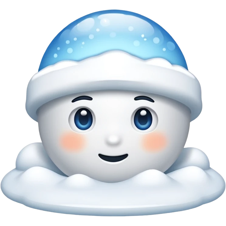 winter snow, freez emoji