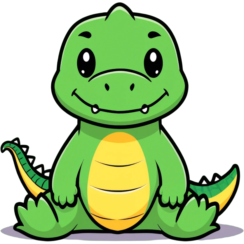 Gator taking a crap emoji