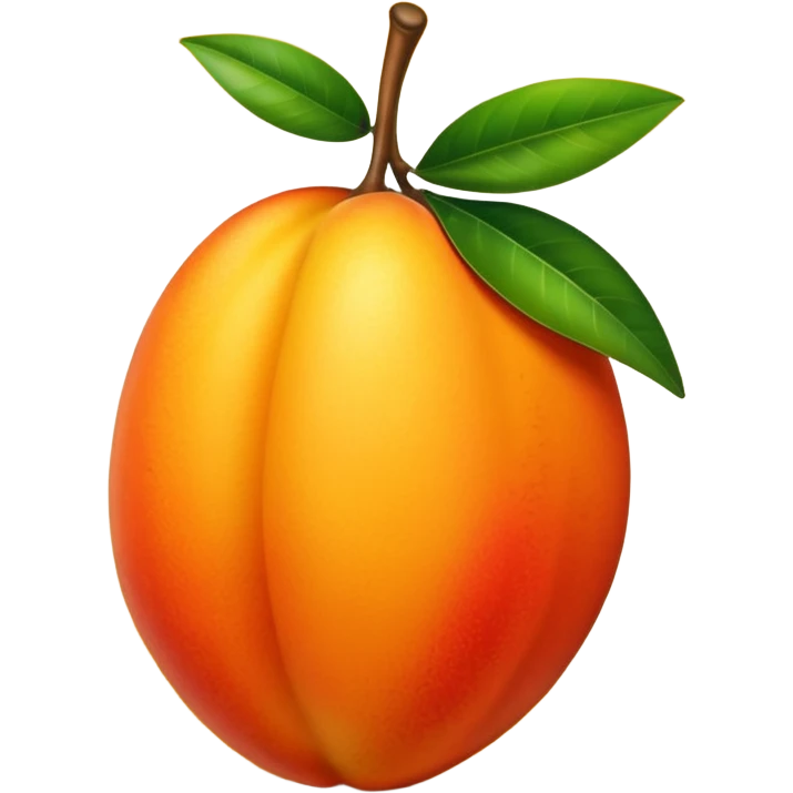 Cute mango emoji