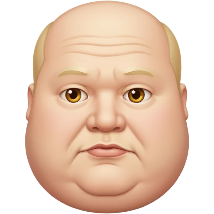 Fat. Man emoji