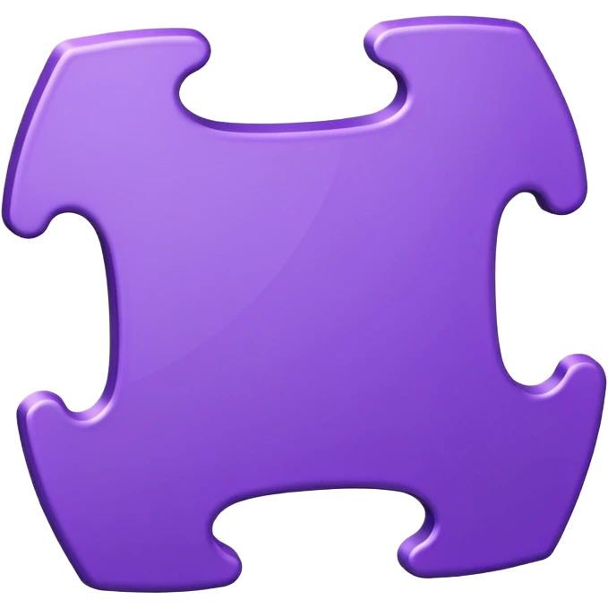 purple puzzel piece emoji