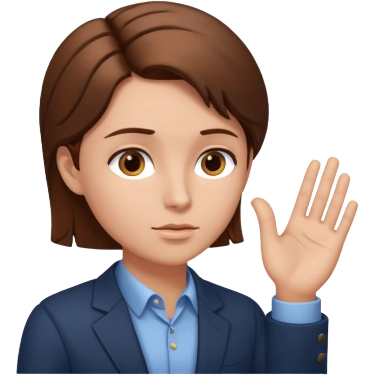 entepreneur deeply thinking. asking question. interested face. hand showing the deep interest in the topic emoji