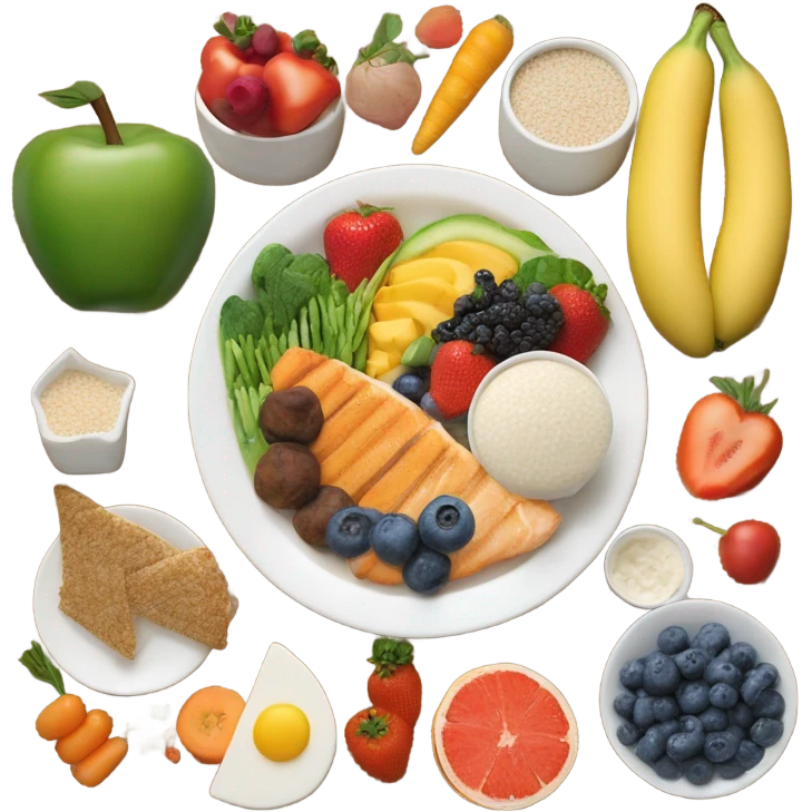 Kids healthy meal  emoji