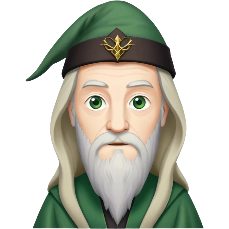 Albus Dumbledore green emoji