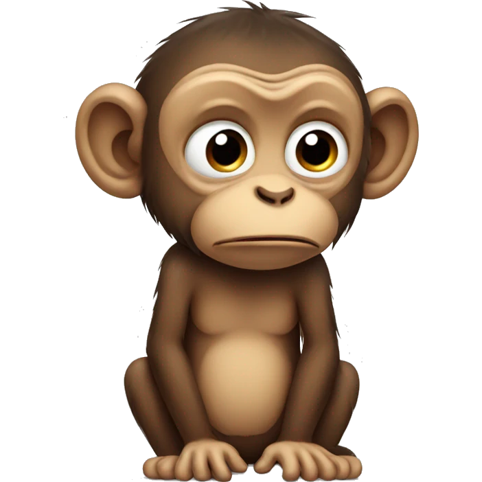 Crying monkey emoji