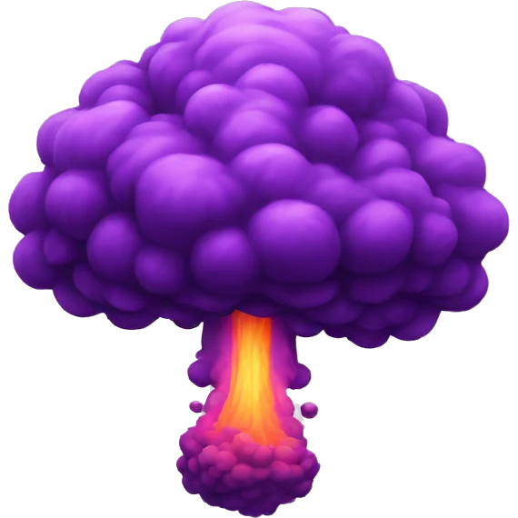 purple nuclear explosion emoji
