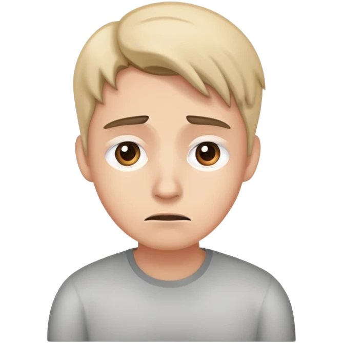 Worried emoji