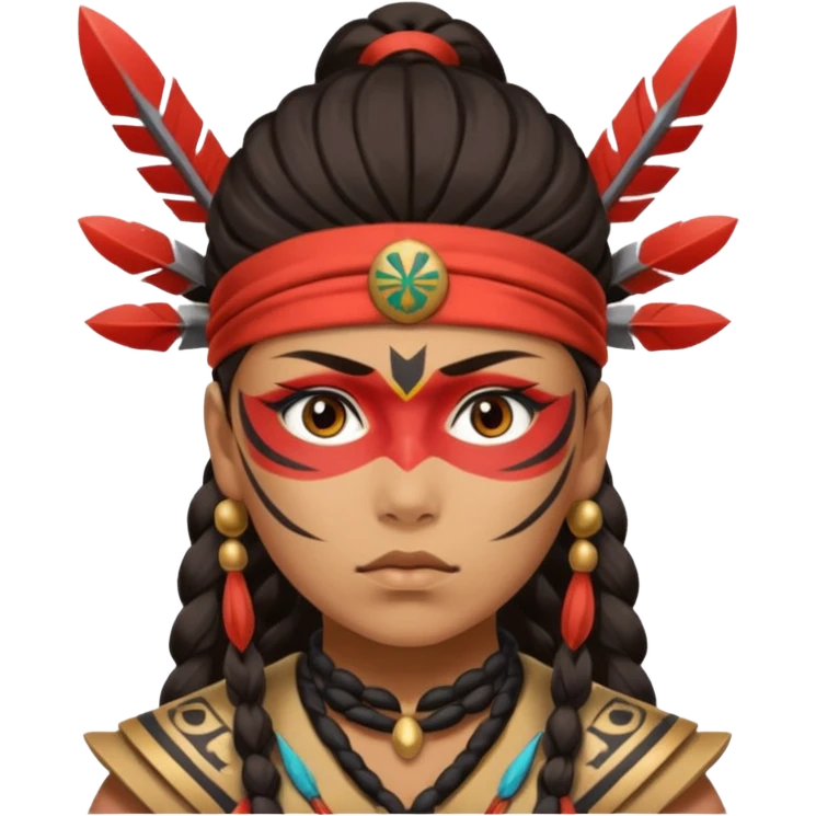 yayoi warrior face emoji