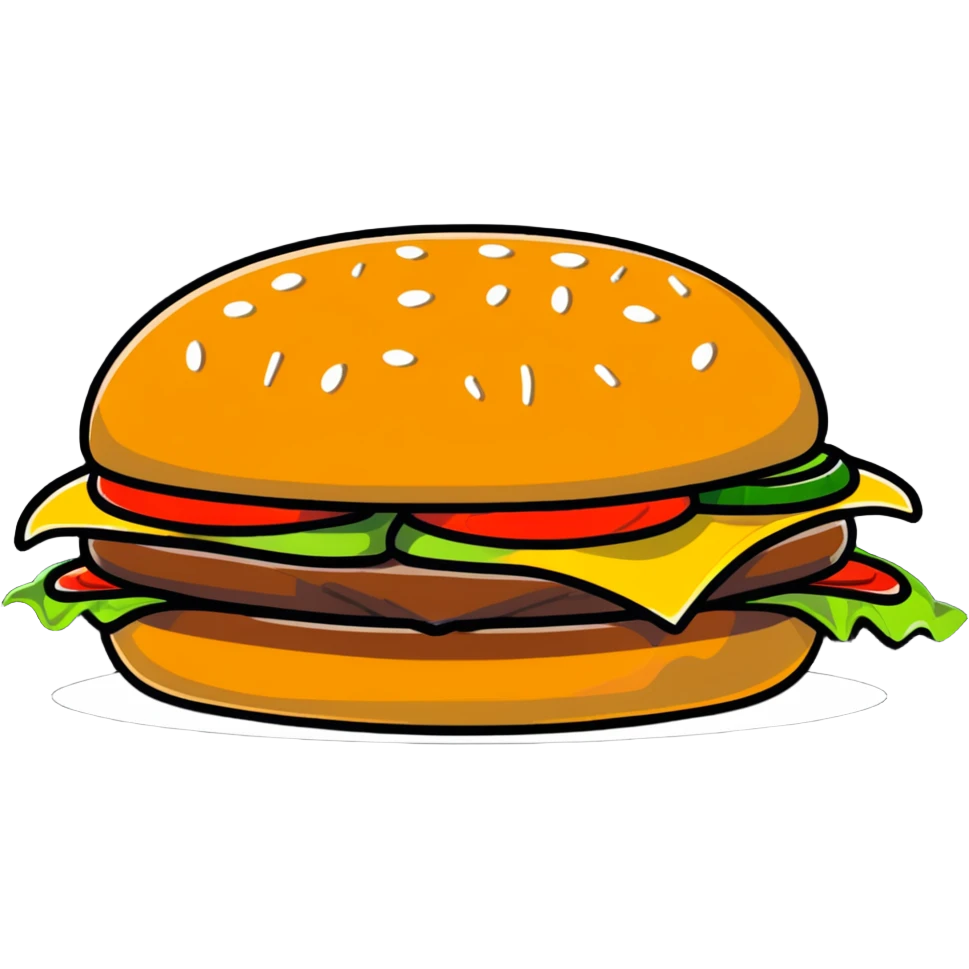 juicy cheeseburger emoji