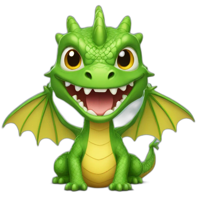 un grand dragon  emoji