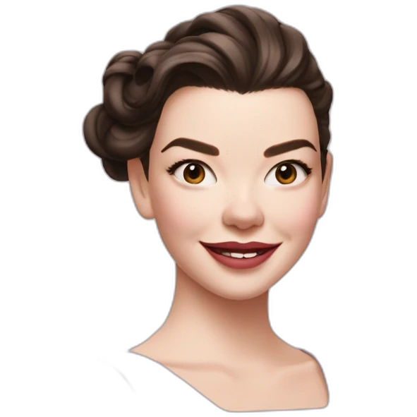 Anya Taylor-Joy winks emoji