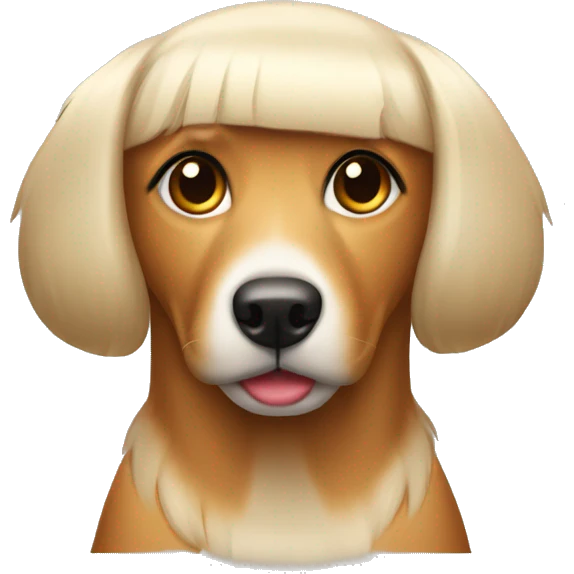 Chica peluquera canina emoji