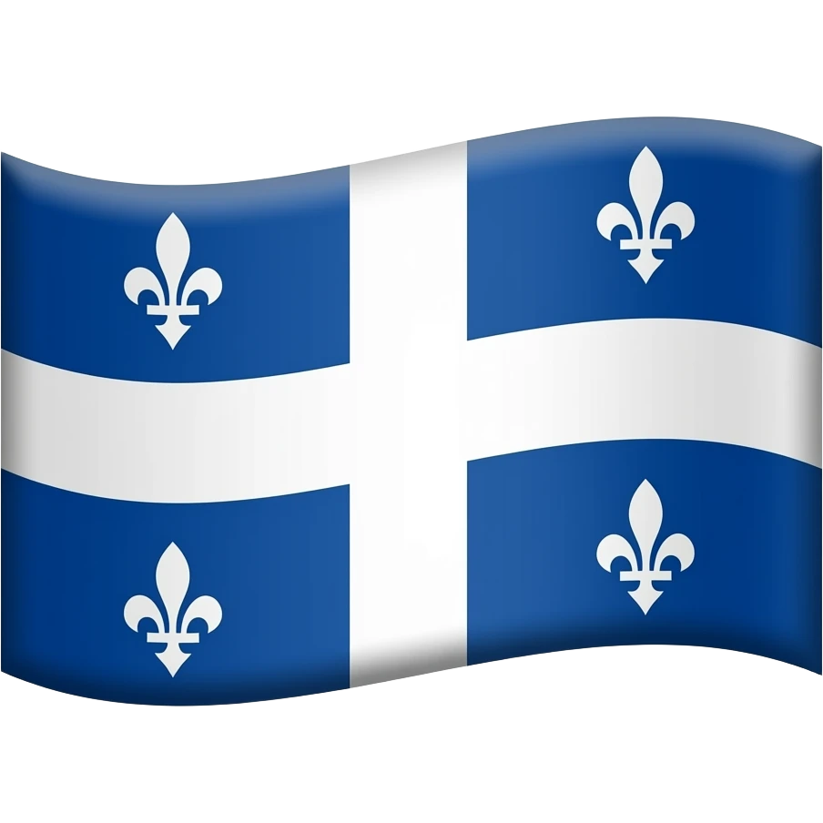 Flag of Quebec emoji