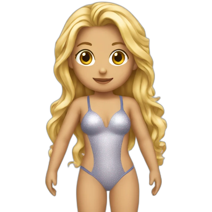 Shakira maillot de bain emoji