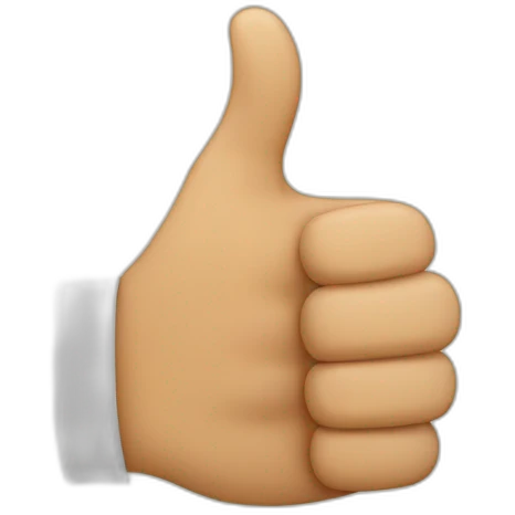 fun thumbs up emoji