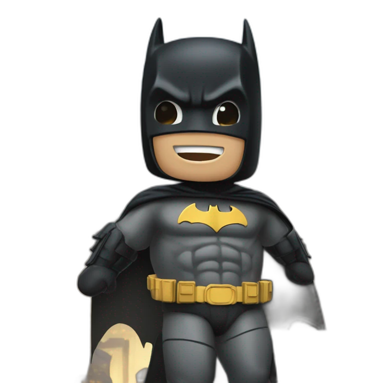 Batman qui regarde la ville emoji