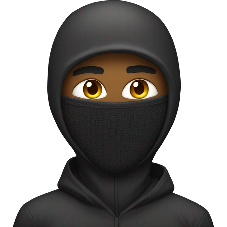  guy with ski mask being angry emoji