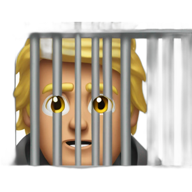 trump-in-jail-cell emoji