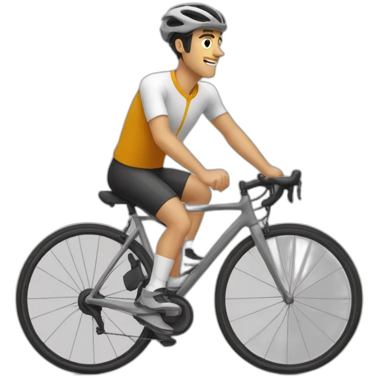 Éric zemour sur un velo emoji