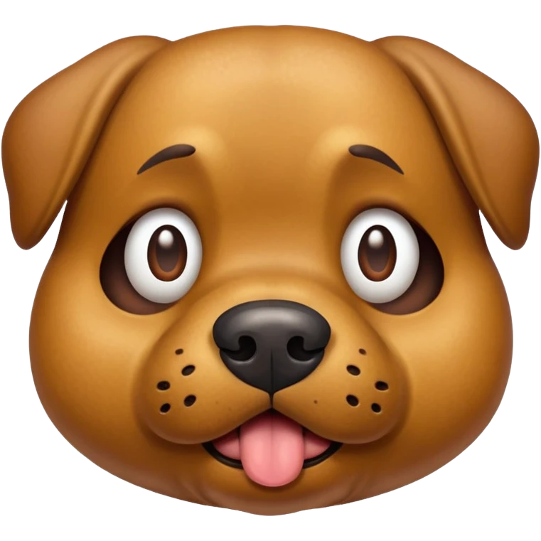 Dog shit licking  emoji
