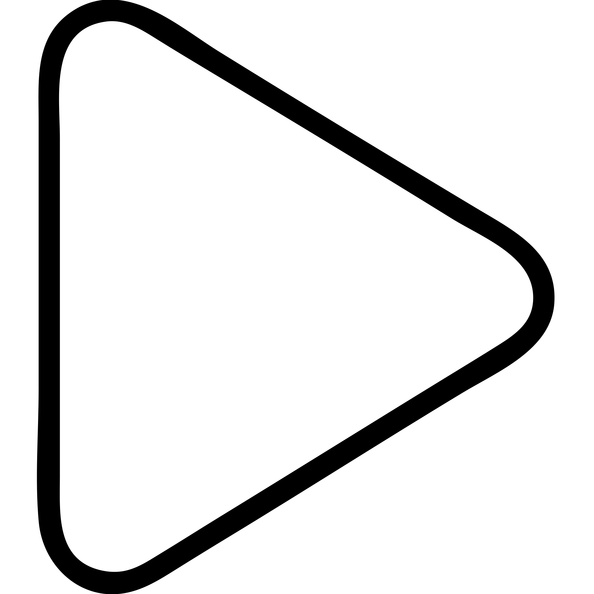 outlined play button icon emoji