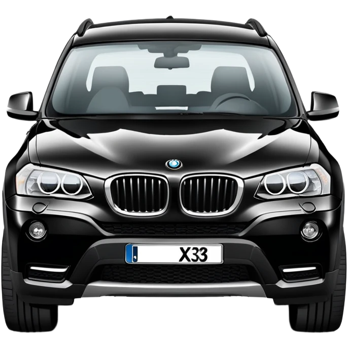 BMW X3 black emoji