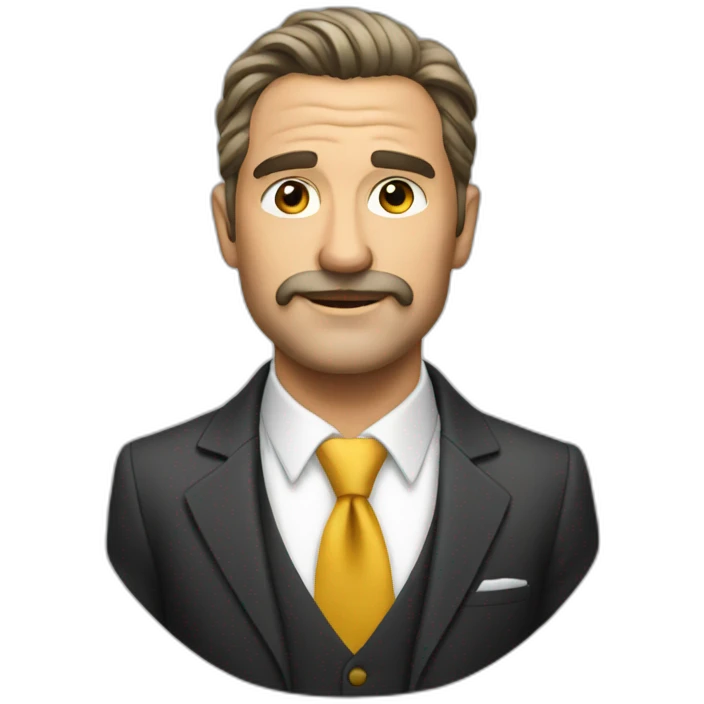 Rich man emoji