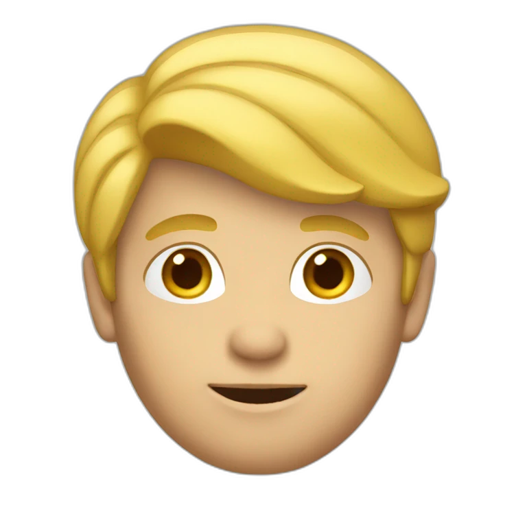 Un homme blond emoji