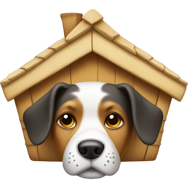 dog with hut emoji
