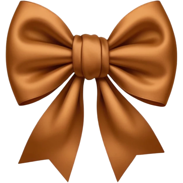 bow brown emoji