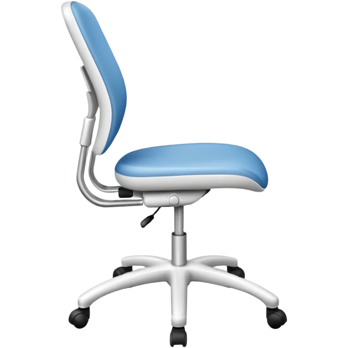Egronomic white chair sketch emoji