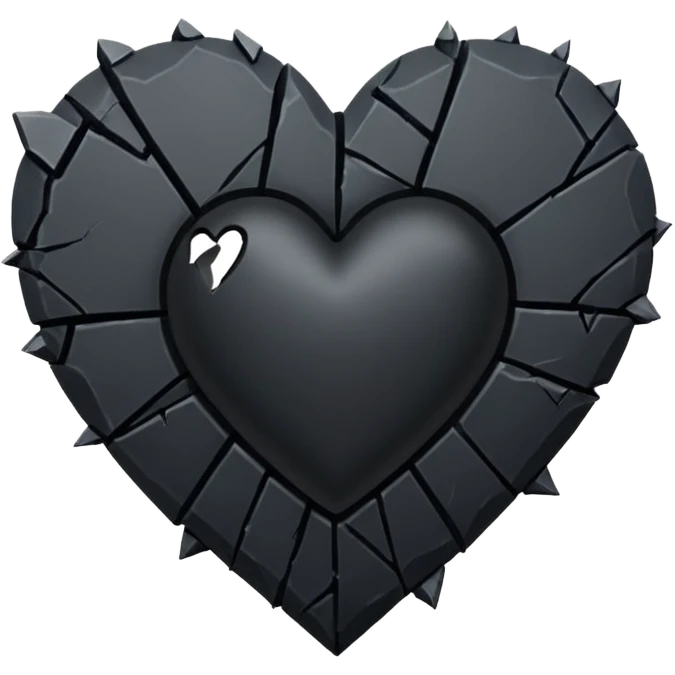 Broken black heart emoji