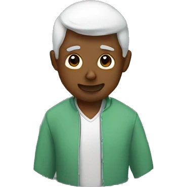 a men outside the hospital emoji