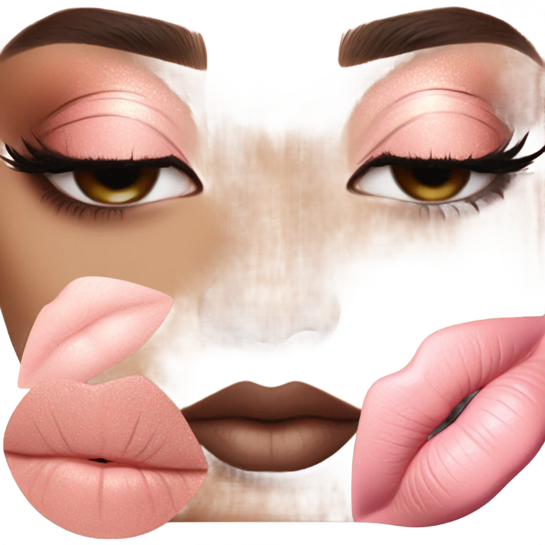 Aesthetic pink makeup   emoji